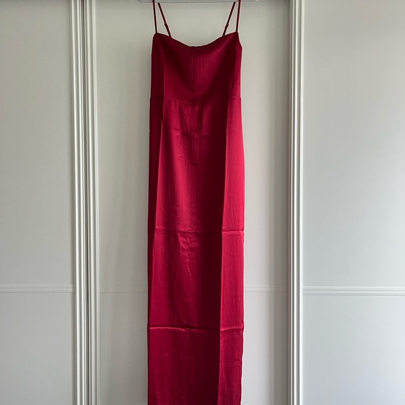 “💖Sale” Frankie Satin Dress — Rubies - Picture 4 of 8